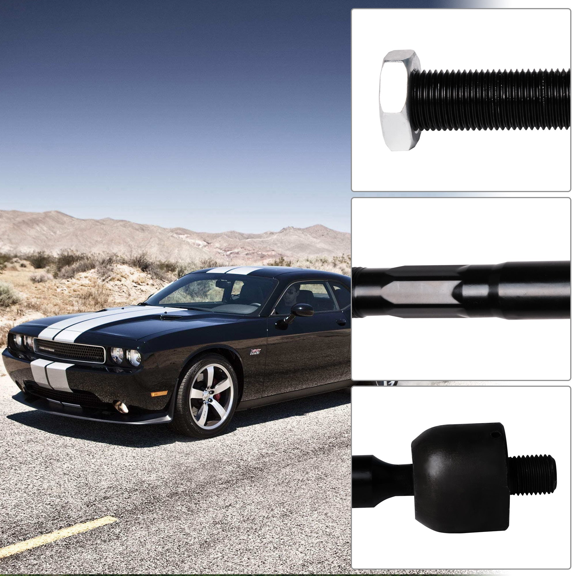 2PCS Tie Rod Ends Kit for 2011-2014 Chrysler 300 Dodge Challenger Charger - Bosonshop