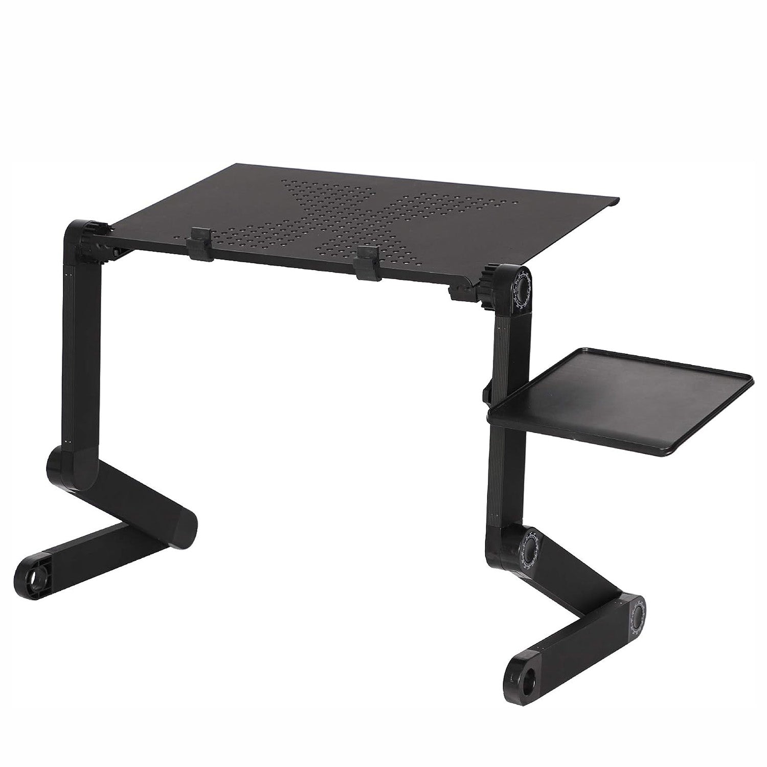 Foldable Adjustable Portable Laptop Table Stand Ergonomic Desk with Mouse Pad - Bosonshop