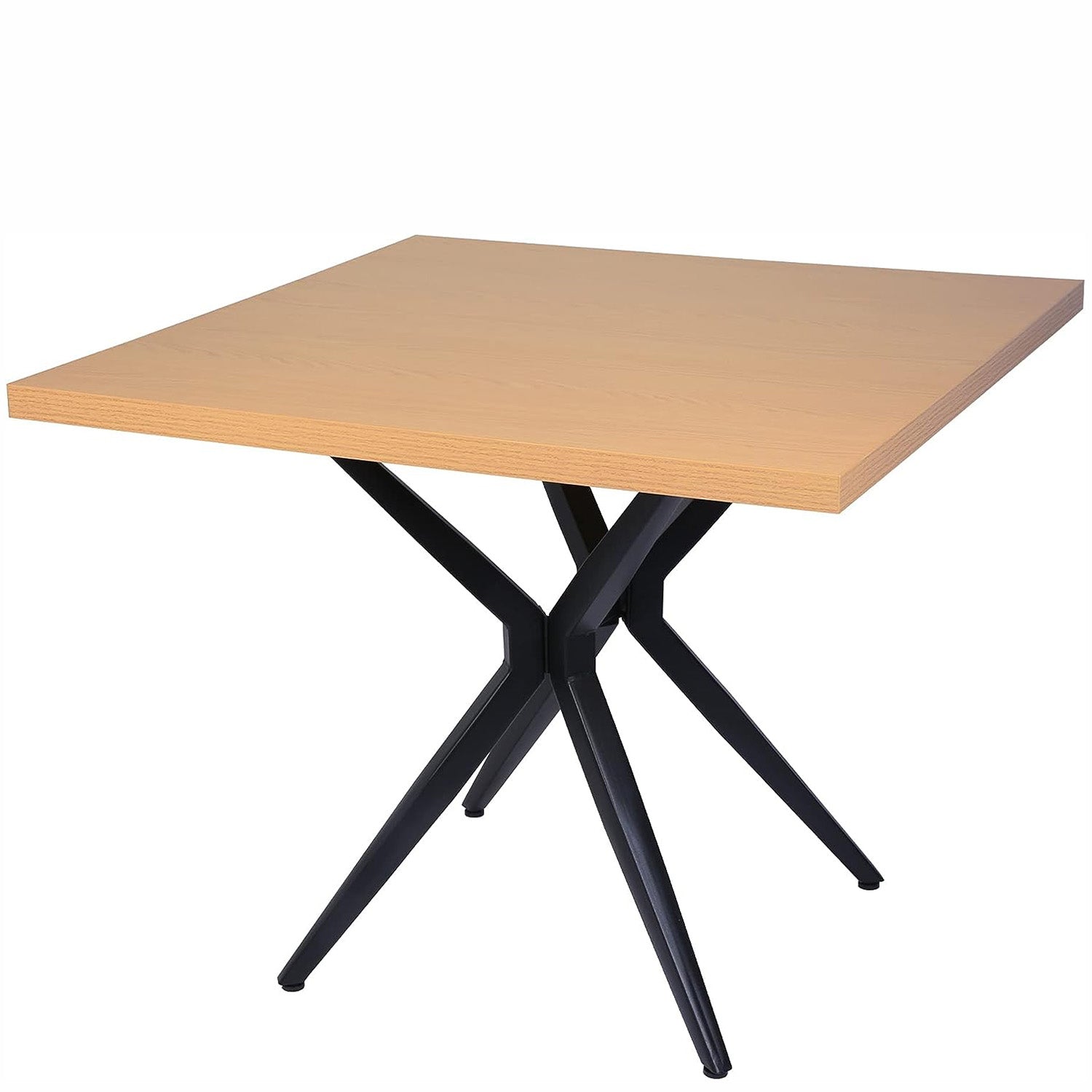 Dining Room Table Leisure Coffee Table with Metal Legs for Cafe Bar, Balcony Home, Living Room - Bosonshop