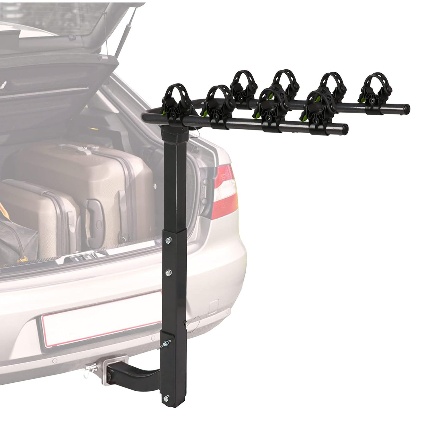 4 Bike Rack Hitch Mount Folding Bicycle Carrier 2" Receiver Car SUVs & Minivans - Bosonshop