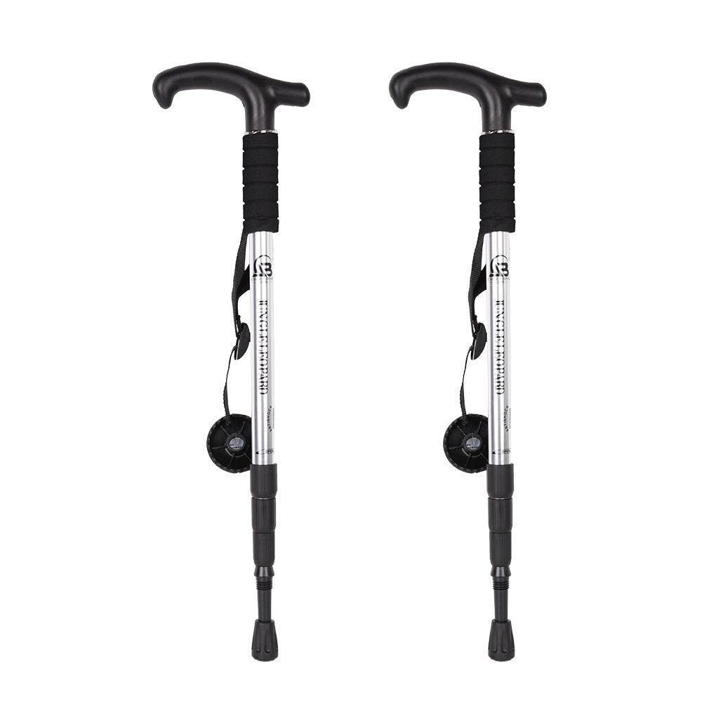 Bosonshop Professional Outdoor Trekking Poles Ultra Light Adjustable Height Anti-Shock Stick for Hiking