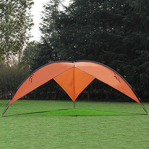 Bosonshop Large Canopy Tent Anti-UV Sun Shelter, Easy Setup, Orange