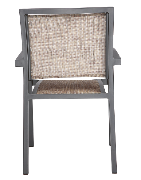 Set of 4 Outdoor Patio Dining Chairs Aluminum Frame Balcony Rattan Wicker Furniture Chair All-Weather Arm Chair - Bosonshop