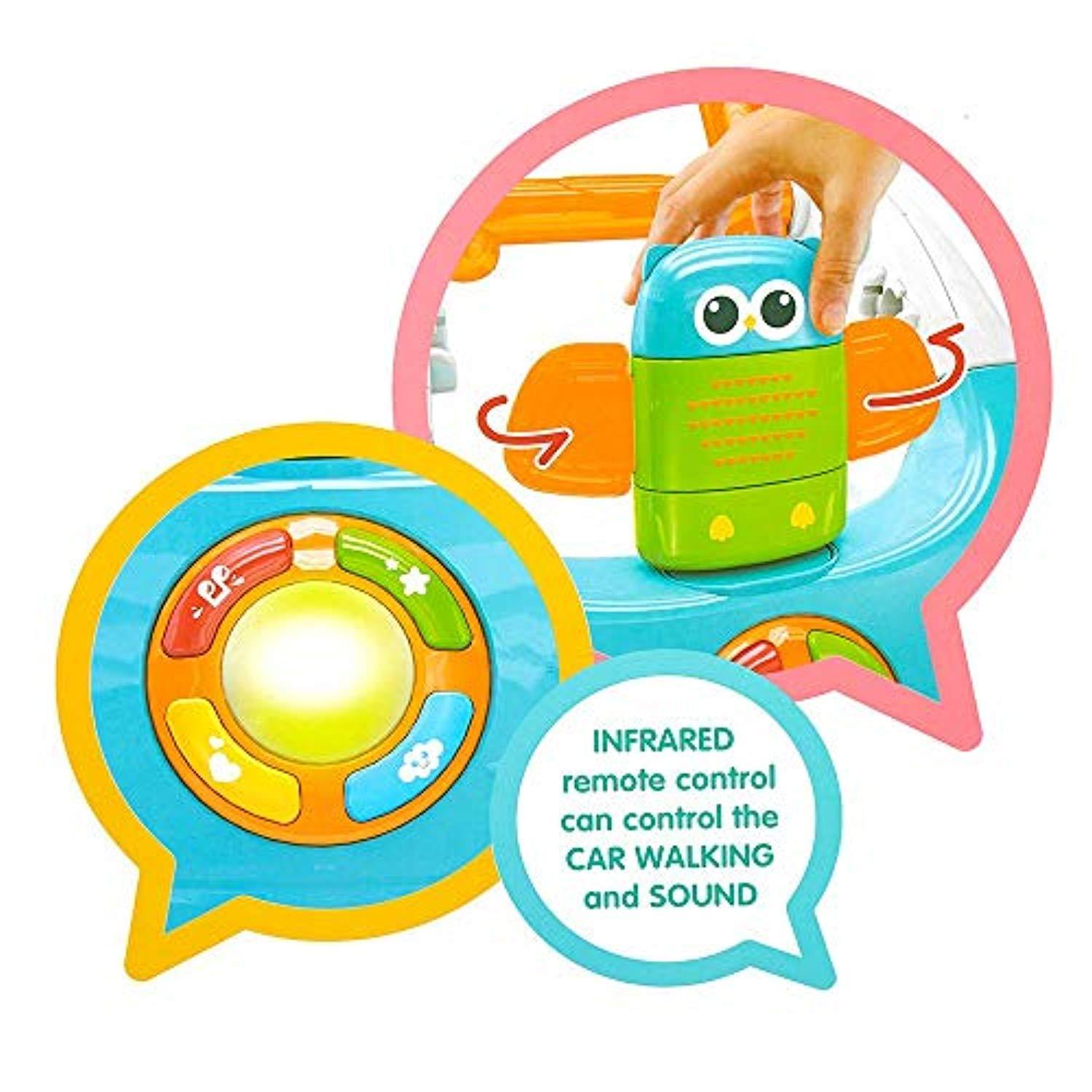 Bosonshop Baby Sit to Stand Learning Walker Push Car Activity Walker with Music and Lights for Kids