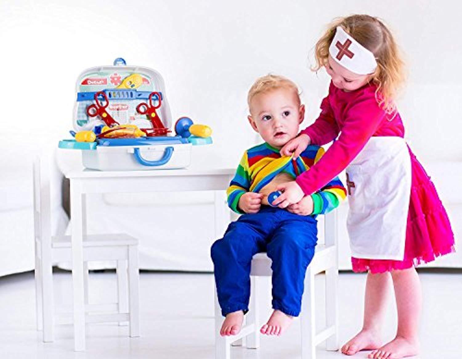 Bosonshop Doctor Nurse Medical Kit Pretend Role Play Toy for Kids