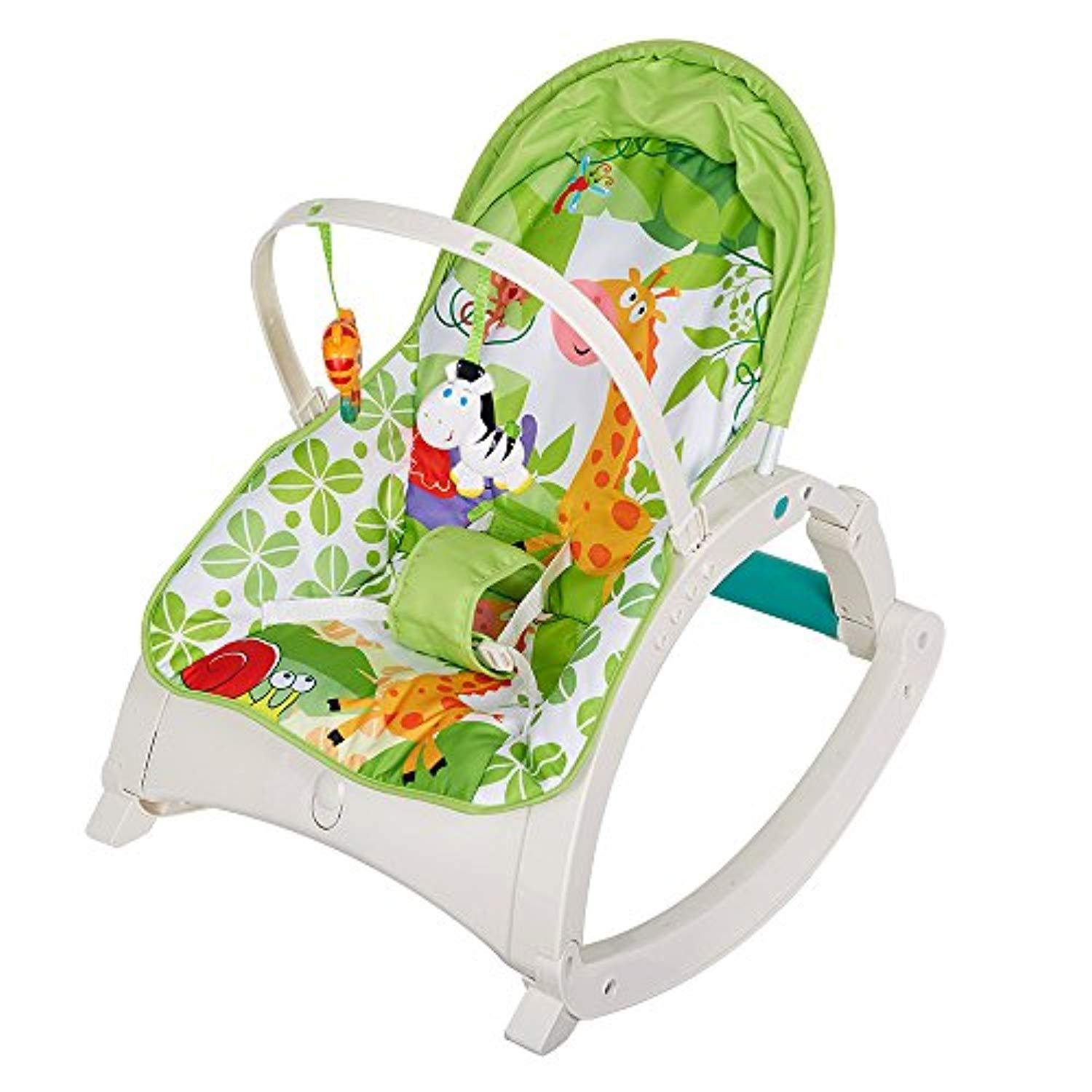 Bosonshop Newborn toToddler Portable Rocker with Dinner Table Boy