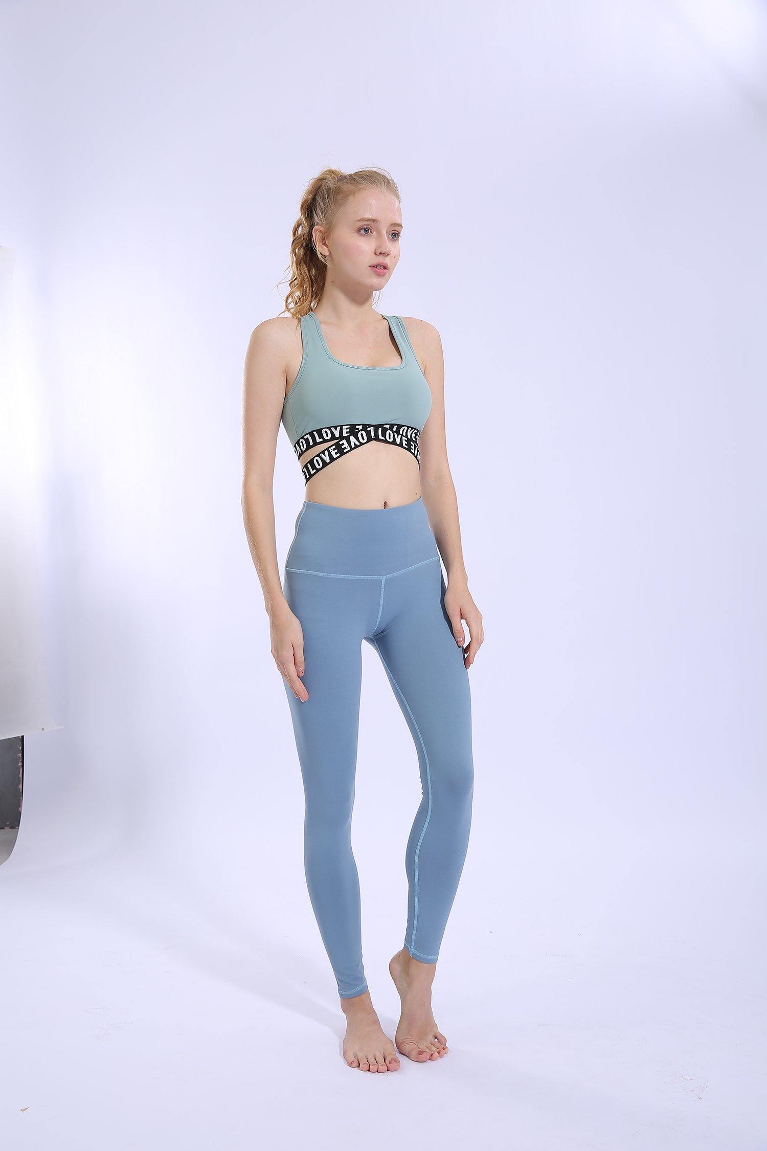 Women’s High Waist Leggings Yoga Workout Sport Pants Tight Soft Comfort - Bosonshop