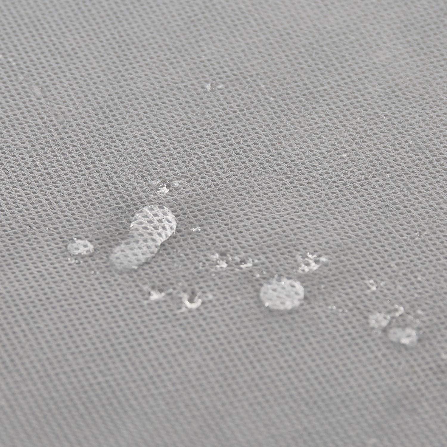 Bosonshop Portable Clothes Closet Non-Woven Fabric Free, Gray