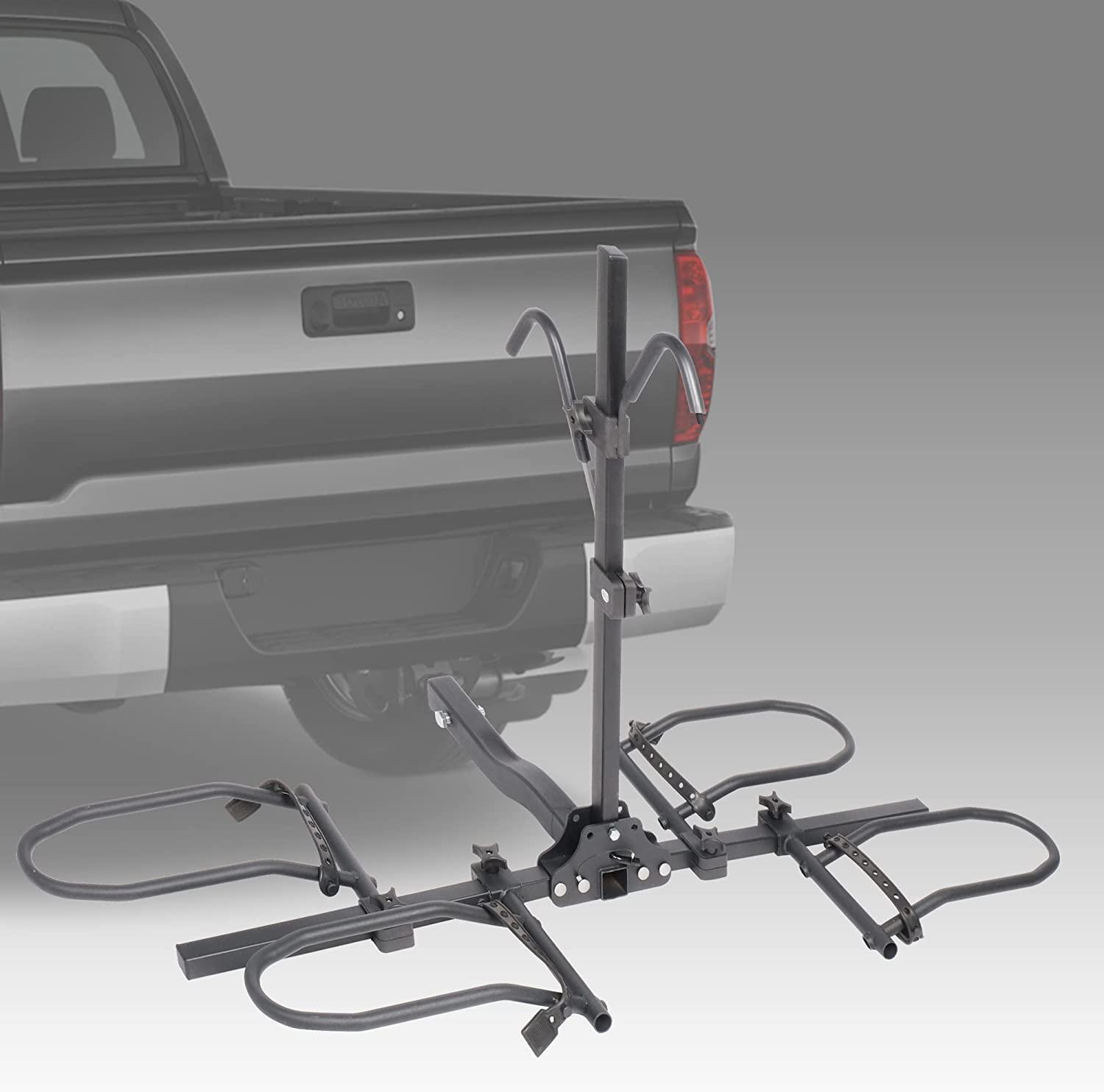 Hitch Mount Bike Rack 2 Bikes for Cars, SUV's, Trucks with 2" Hitch Receiver - Bosonshop