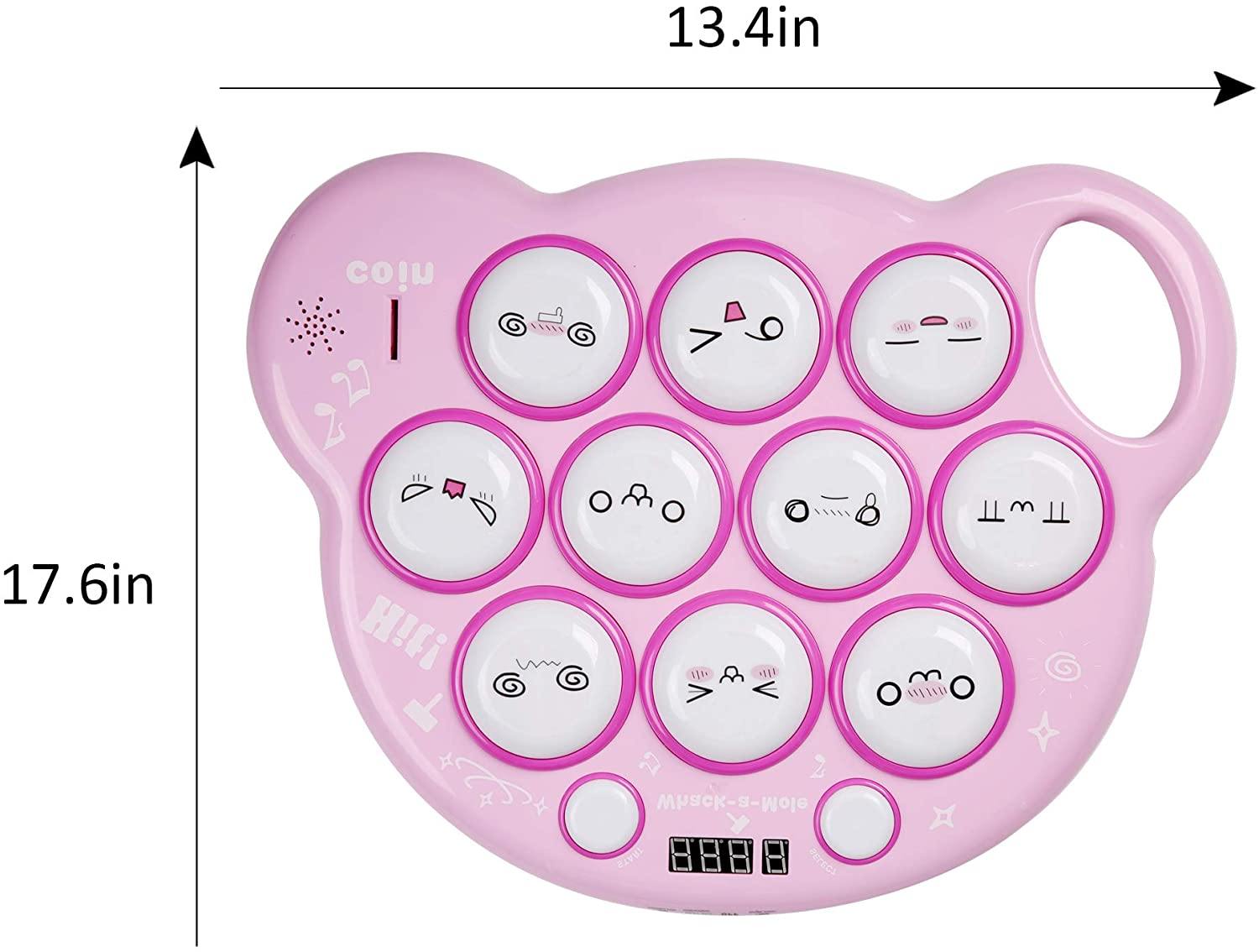 Kids Whock A Mole Game with Hands, Interaction Electric Toys Toddler Early Developmental Learning Memory Game for Boys & Girls Ages 3+ - Bosonshop