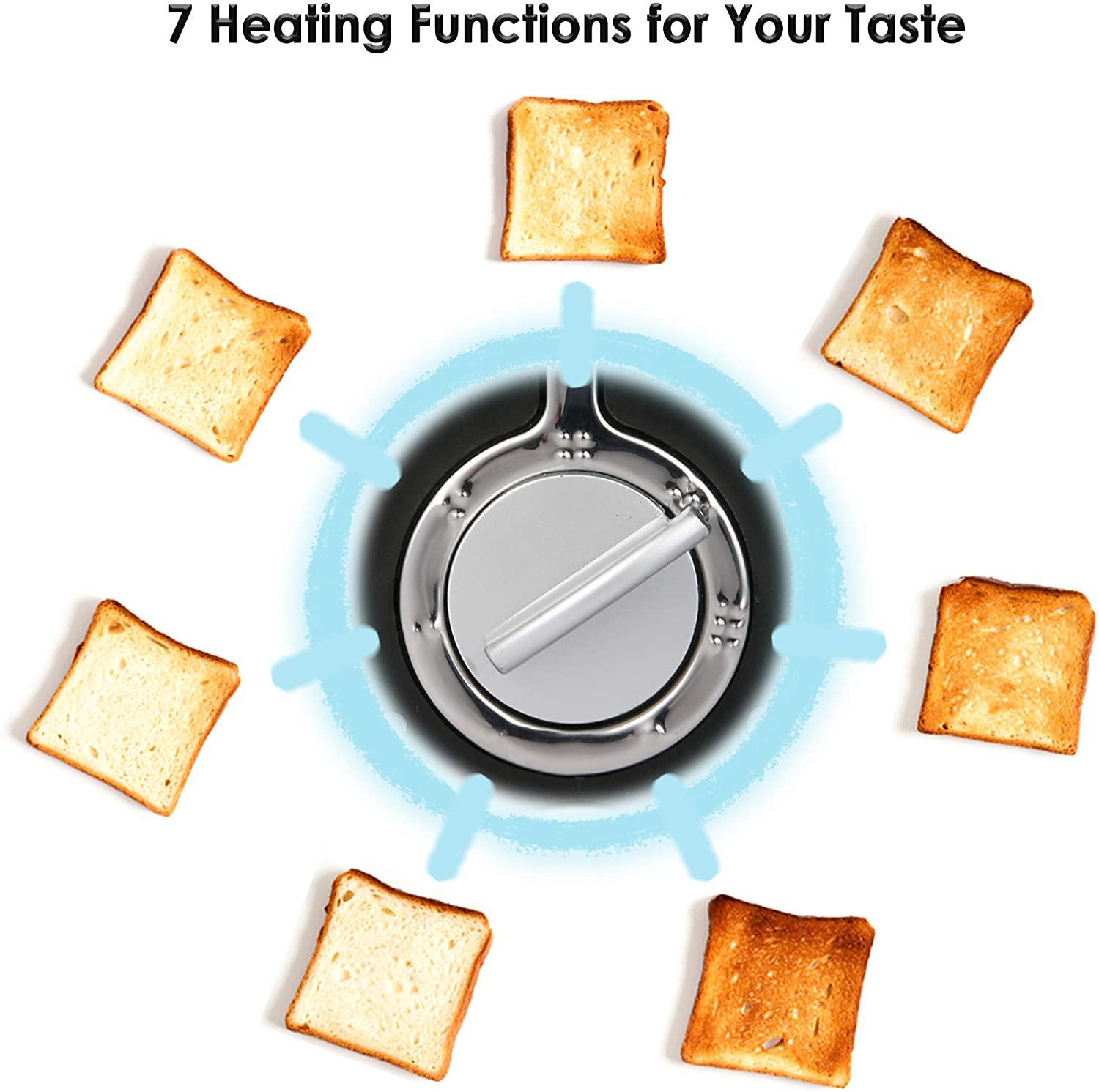 Cooking 2-Slice High Speed Smart Toaster Oven, Easy to Control with 7 Heating Sets - Bosonshop