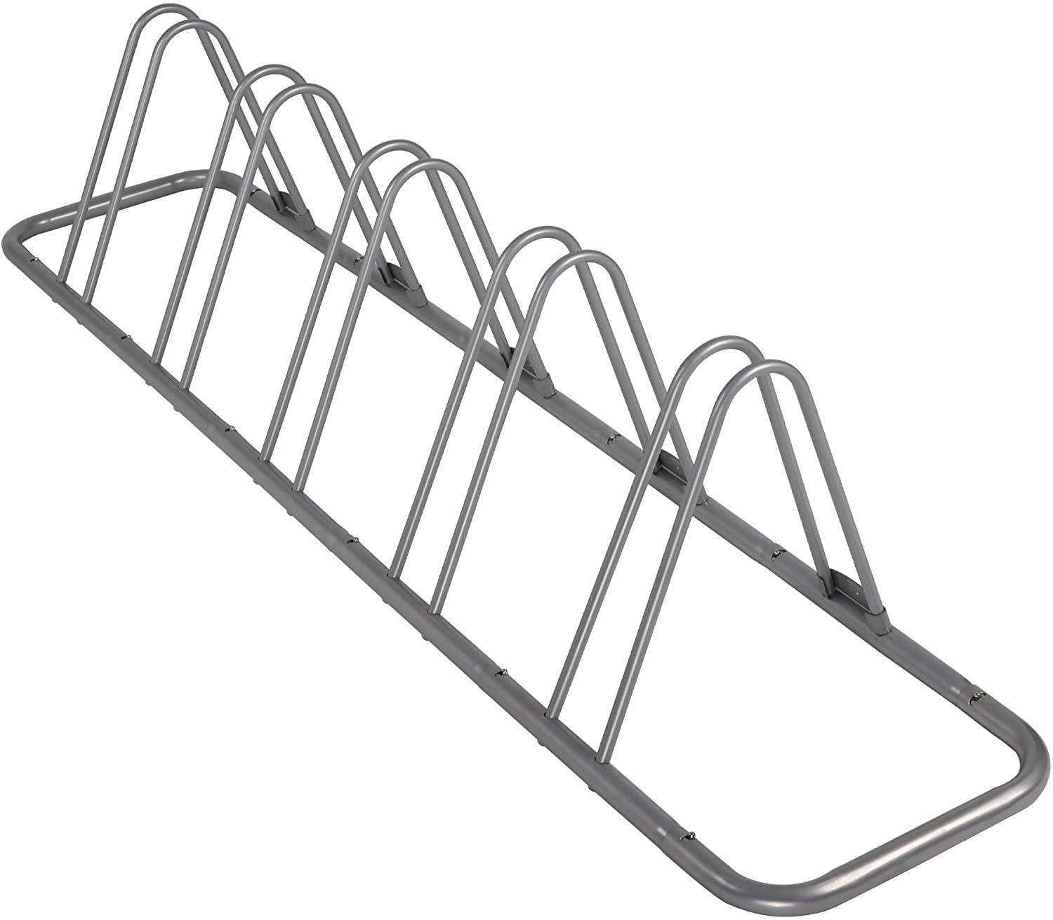 5 Bicycle Floor Parking Rack Stand, Fast Assemble, Adjustable 1-5 Rack Bicycle Stand, 3” Width, Portable Standing Bicycle - Bosonshop