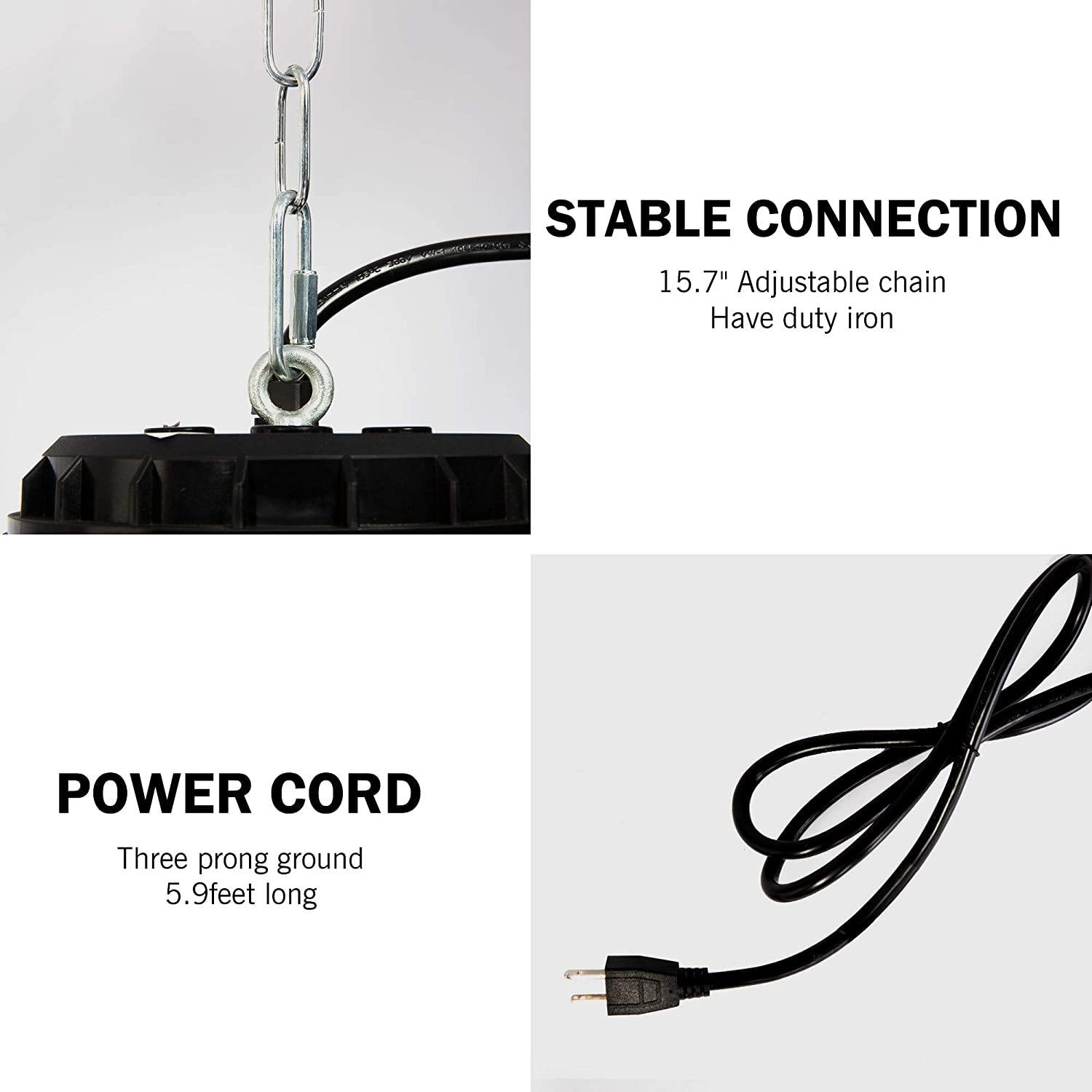 Electric Patio Heater Ceiling Mounted or Hanging Infrared Heater, Waterproof IP24, for Outdoor or Indoor Use, 900W-1500W, 5100 BTU - Bosonshop