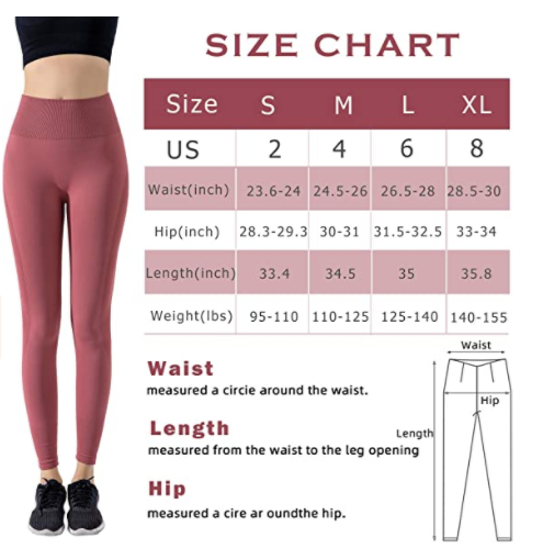 Women’s High Waist Leggings Yoga Workout Sport Pants Tight Soft Comfort - Bosonshop