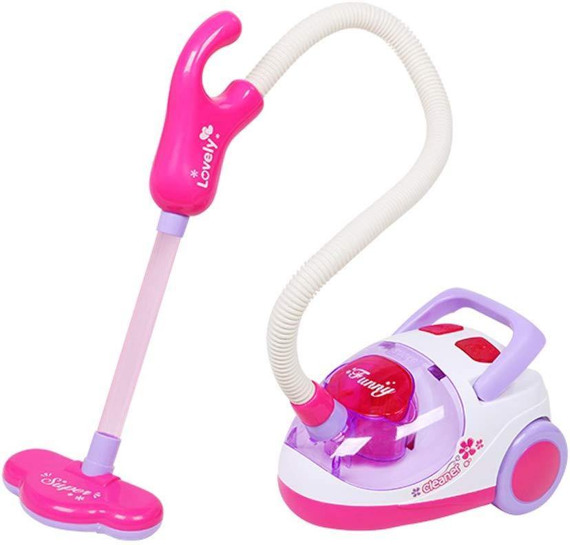 Bosonshop Pretend Play Toys Vacuum Cleaner Playset Cleaning Trolley Cart for Kids