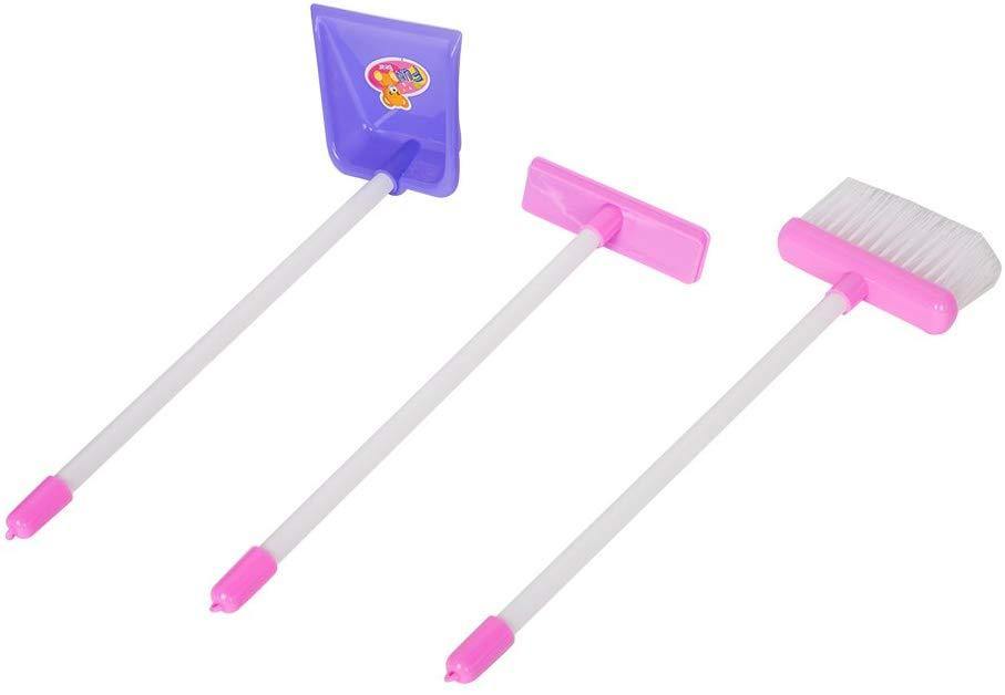 Bosonshop Pretend Play Toys Vacuum Cleaner Playset Cleaning Trolley Cart for Kids