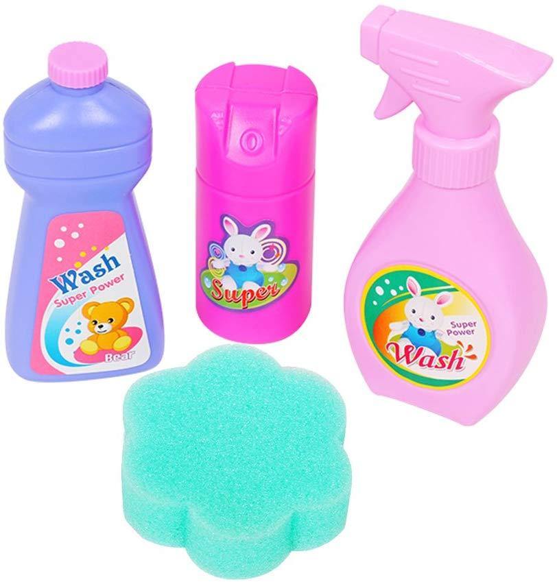 Bosonshop Pretend Play Toys Vacuum Cleaner Playset Cleaning Trolley Cart for Kids