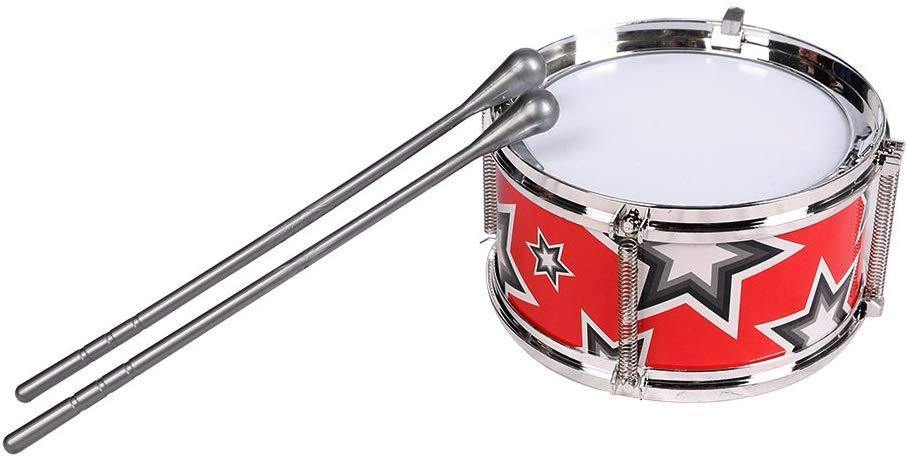 Bosonshop Kid's Jazz Musical Instrument Drum Play Set with 5 Drums and 1 Chair