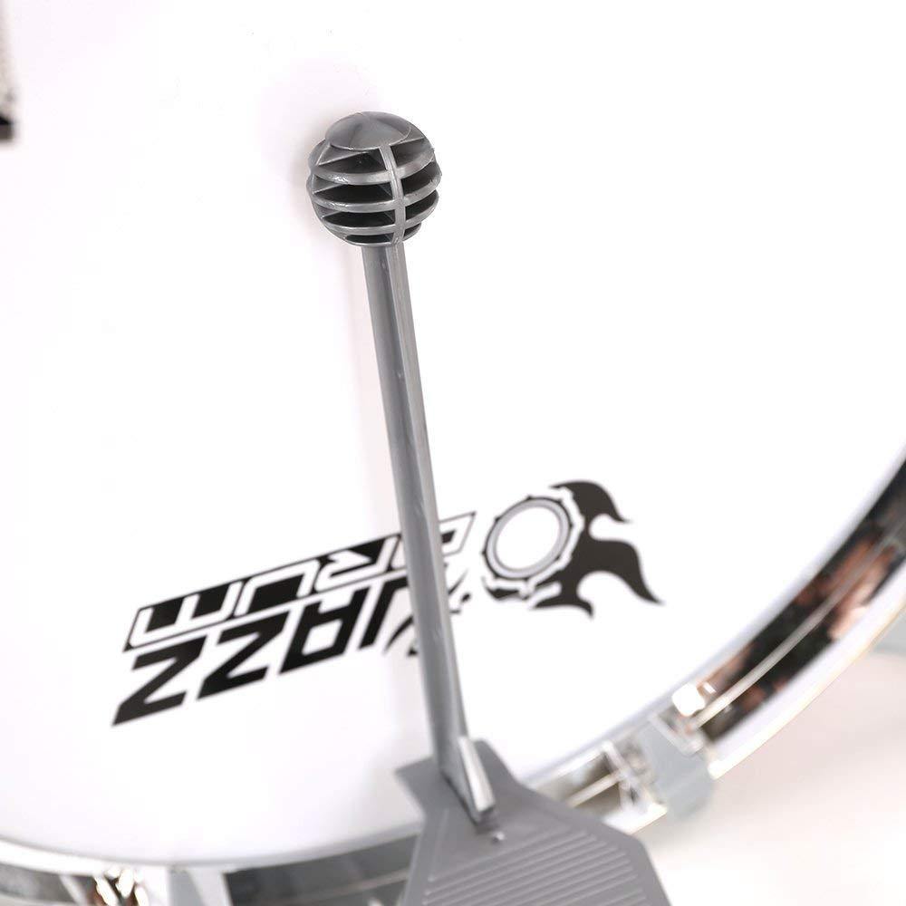 Bosonshop Kid's Jazz Musical Instrument Drum Play Set with 5 Drums and 1 Chair