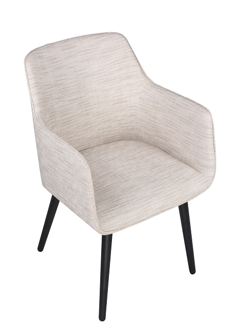 Classic Dining Chair Set of 1, Modern Style Family Leisure Chair with Stainless Steel Legs, PU Leather High Back Side Chair, Beige - Bosonshop