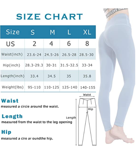 Women’s High Waist Leggings Yoga Workout Sport Pants Tight Soft Comfort - Bosonshop