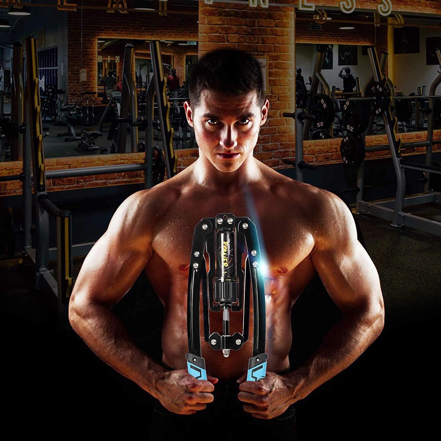 Hydraulic Power Twister Adjustable Arm Exerciser Home Chest Expander with Resistance - Bosonshop