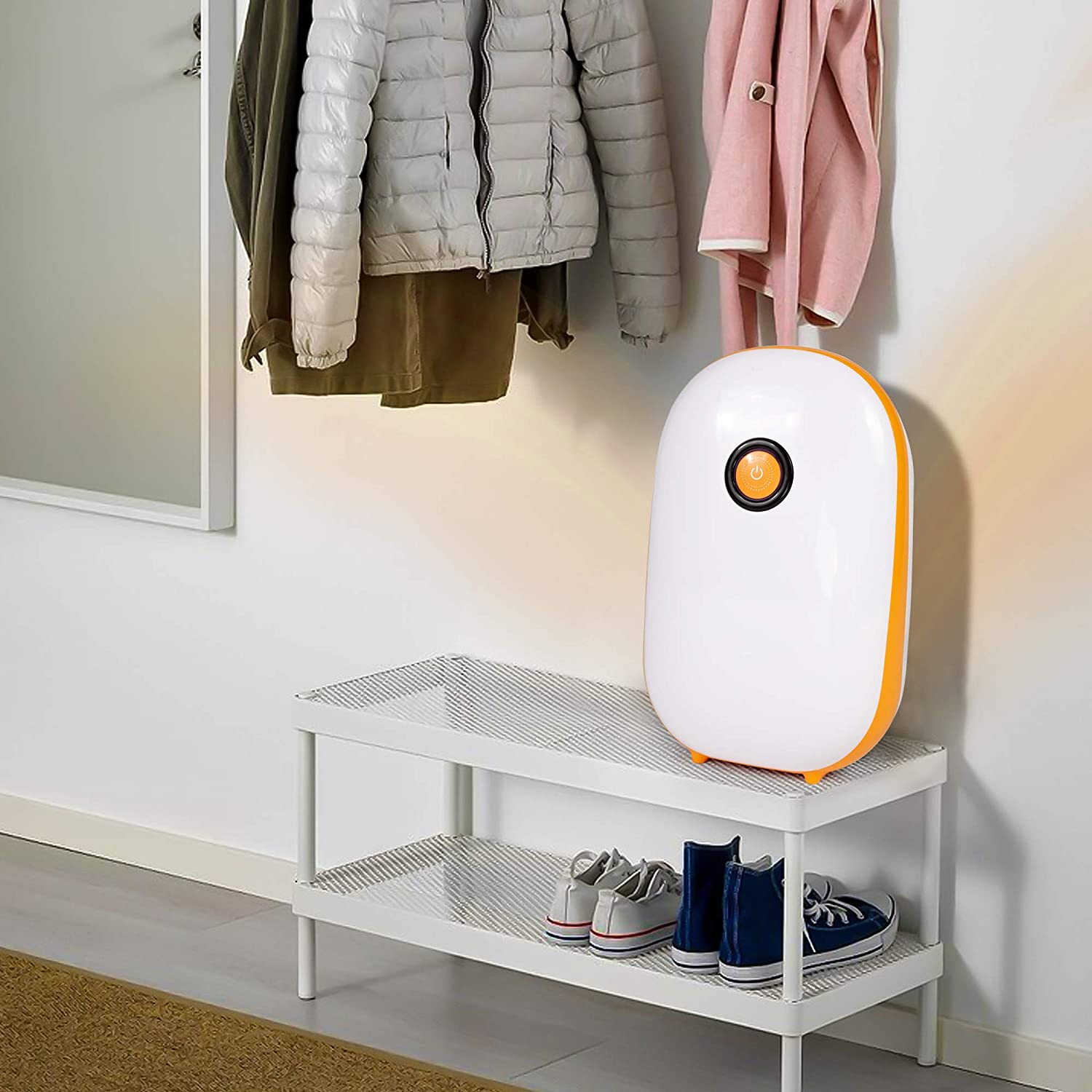 Electric Frigidaire Best Dehumidifiers for Home Basement Closet RV Garage, 1100ml (37oz) Quiet Portable Small Dehumidifier - Bosonshop