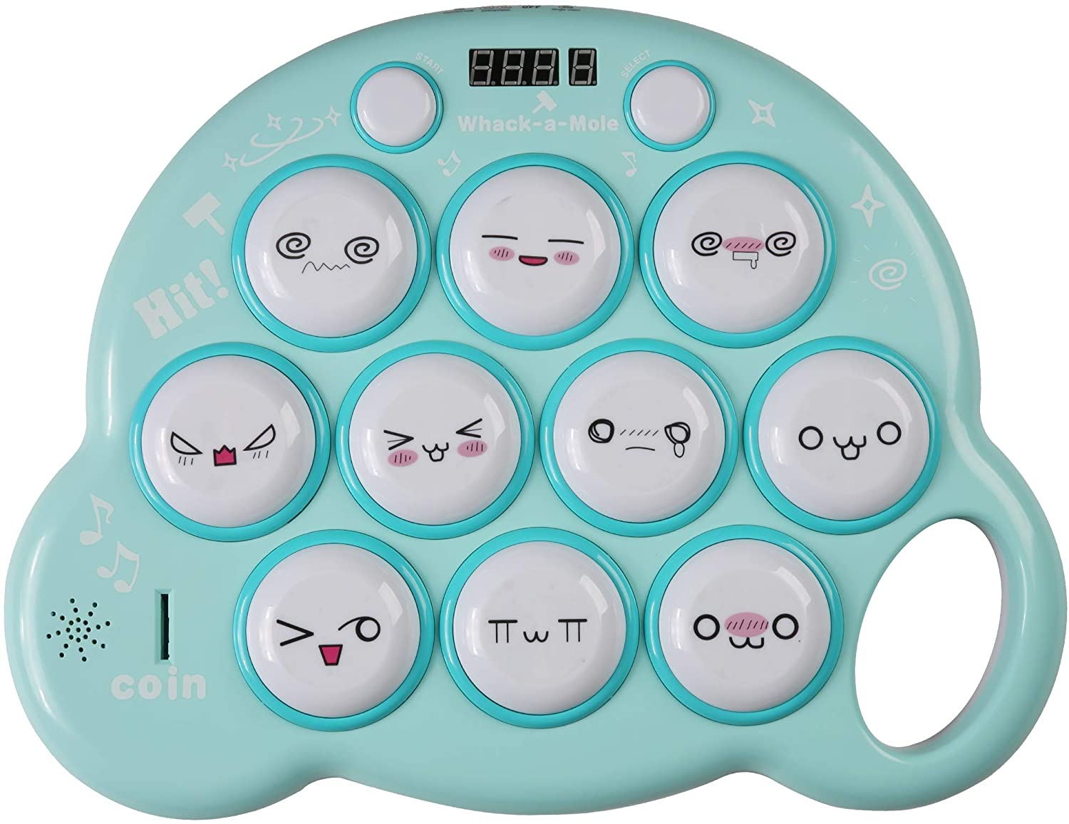 (Out of Stock) Kids Hands Whack A Mole Game Toddlers Educational Interactive Toys for Ages 3+, Blue - Bosonshop