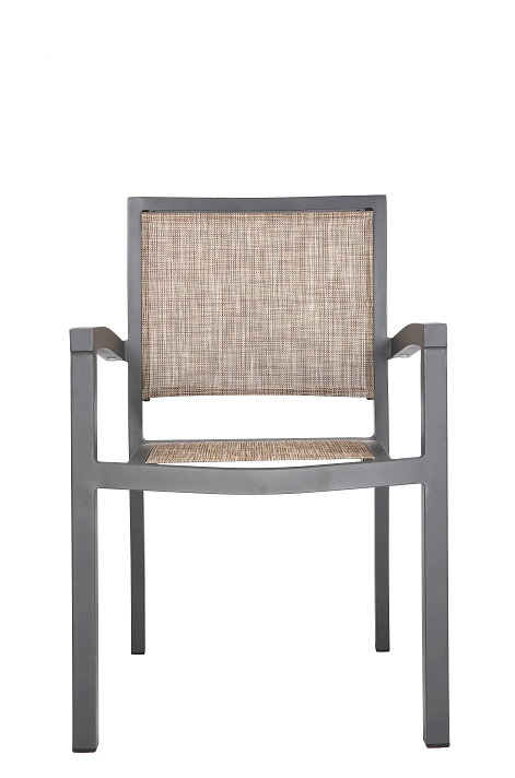 Set of 4 Outdoor Patio Dining Chairs Aluminum Frame Balcony Rattan Wicker Furniture Chair All-Weather Arm Chair - Bosonshop