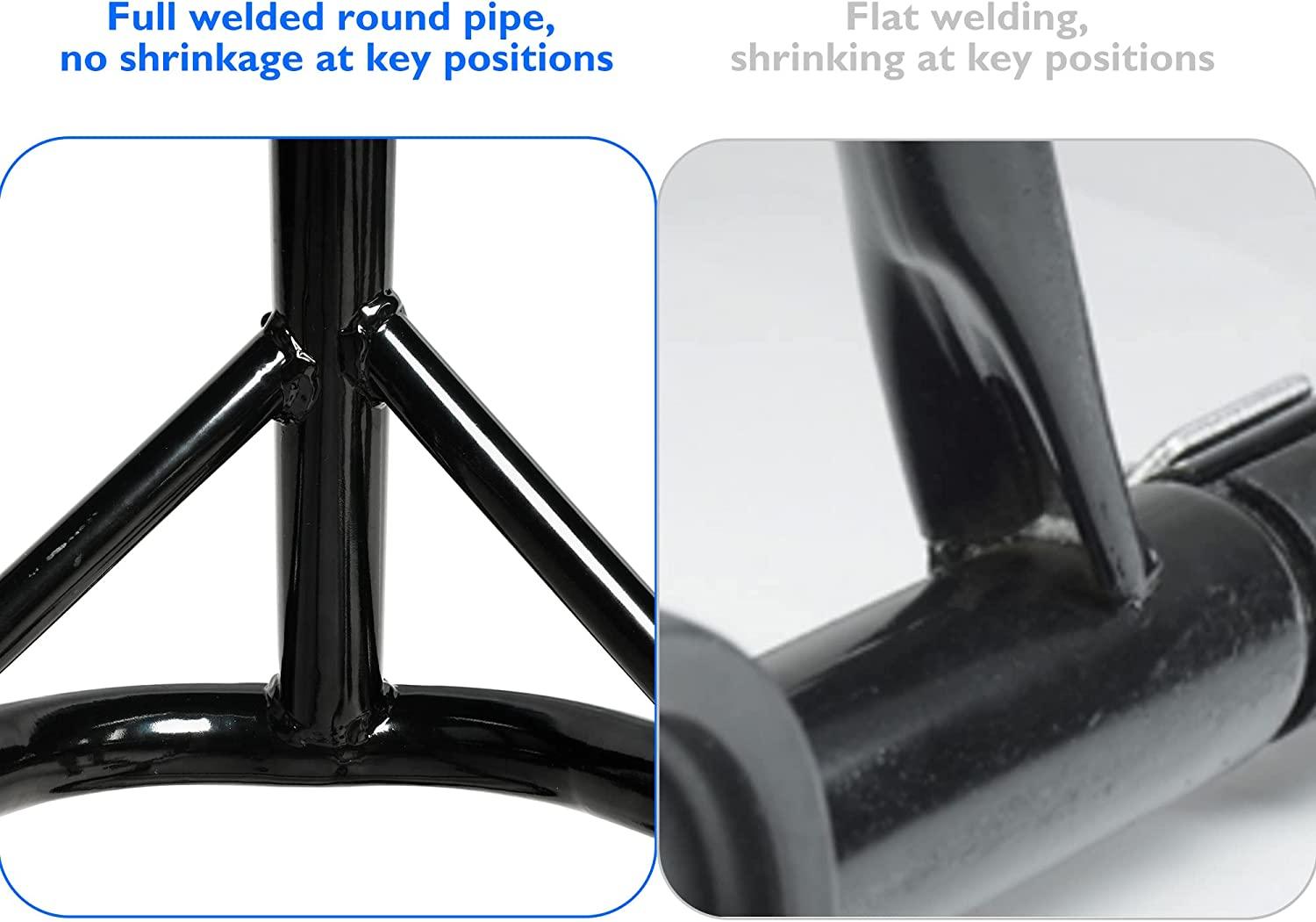 Motorcycle Stand Lift Front Rear Combo Lift Stand, Front Wheel Fork Stand Rear Wheel Swingarm Paddle Lift Stand, Universal Fit - Bosonshop