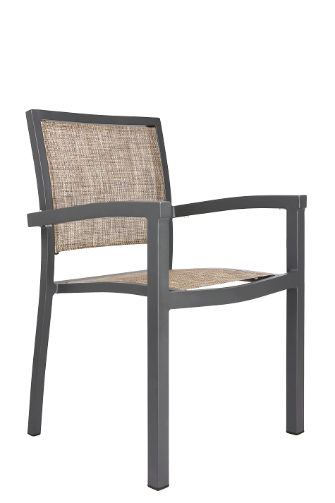 Set of 4 Outdoor Patio Dining Chairs Aluminum Frame Balcony Rattan Wicker Furniture Chair All-Weather Arm Chair - Bosonshop