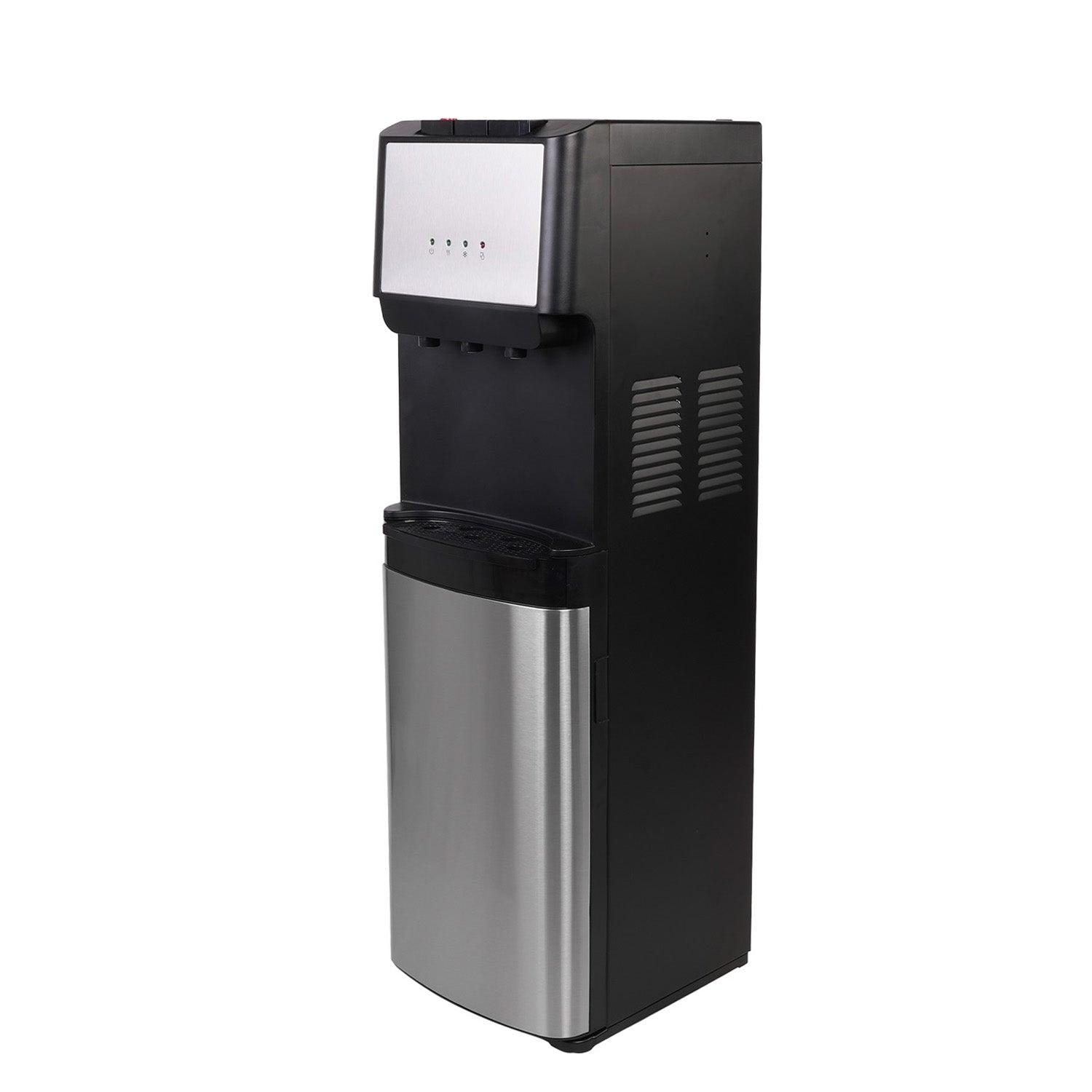 3-5 Gallon Bottom Loading Water Cooler Dispenser with 3-Temperature & Child Safety Lock, Black - Bosonshop