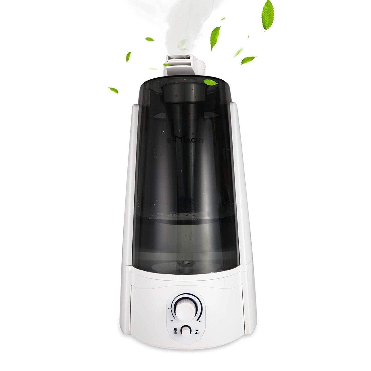 Quiet Ultrasonic Cool Mist Humidifier 5L with Auto Shut-Off Adjustable Mist Output, Black