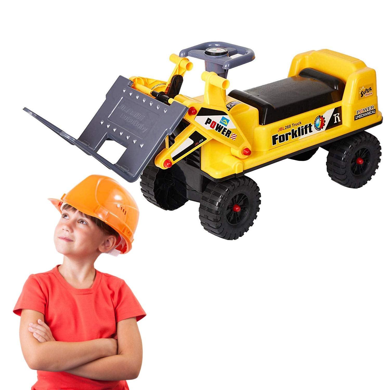 Bosonshop PRide-on Forklift Construction Truck Toy for Children