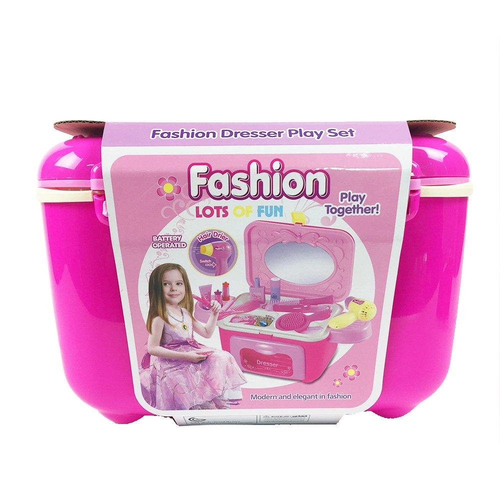 Bosonshop Girl Hairdresser Pretend Play Toy Fashion Beauty Play Set