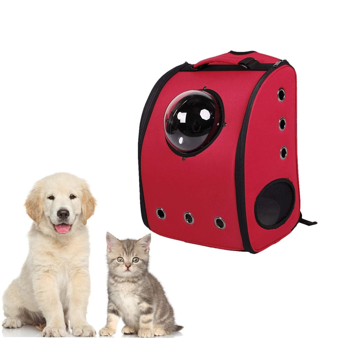 Bosonshop Pet Kitten Puppy Travel Carrier Backpack Space Capsule Bubble Design Breathable