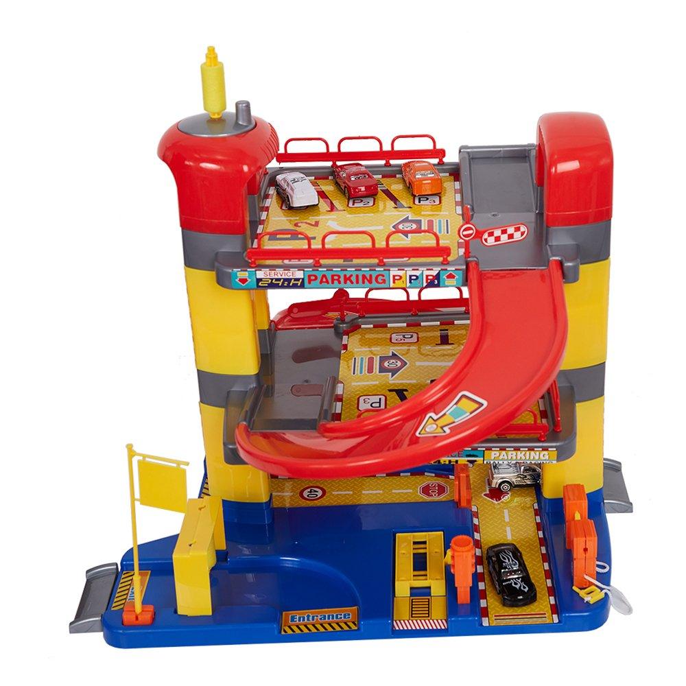 Bosonshop Super Parking Garage Playset for Kids