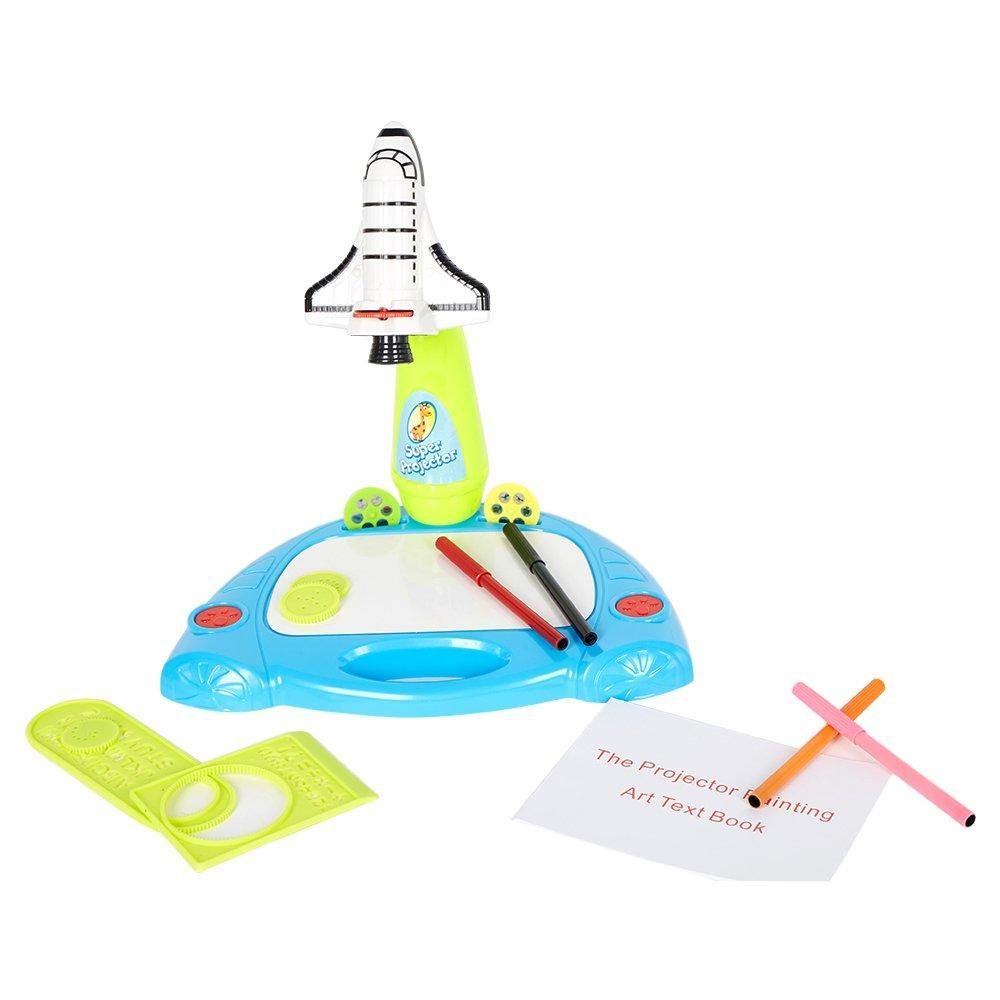 Bosonshop 3 in 1 Drawing and Learning Projector Painting Toy for Kids