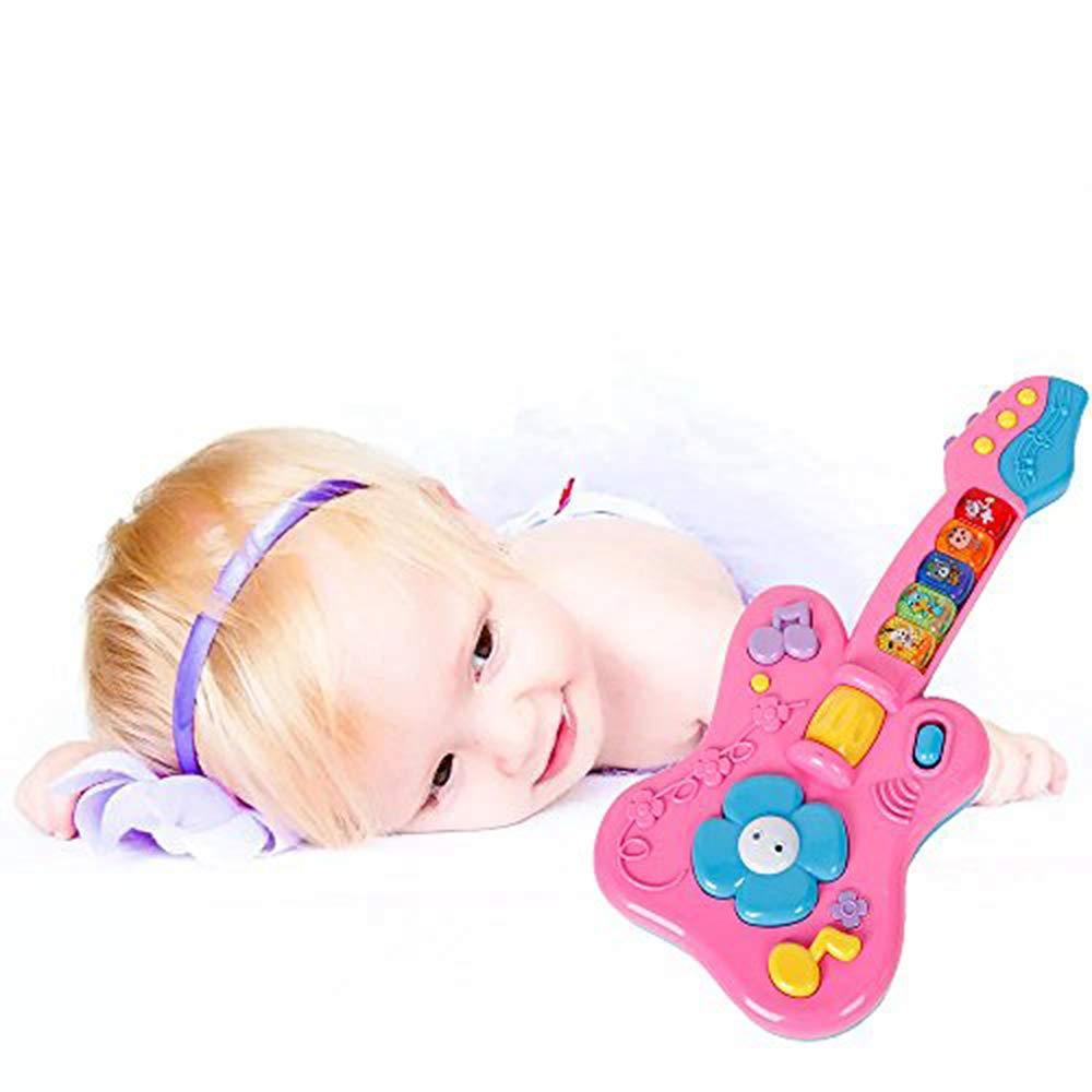 Bosonshop Kids Cartoon Guitar Musical Instruments Children Early Education Gift