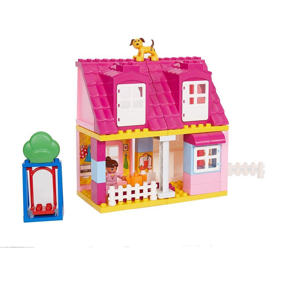 Bosonshop Children Dream Home Building Playset Blocks for Creativity Educational Toy